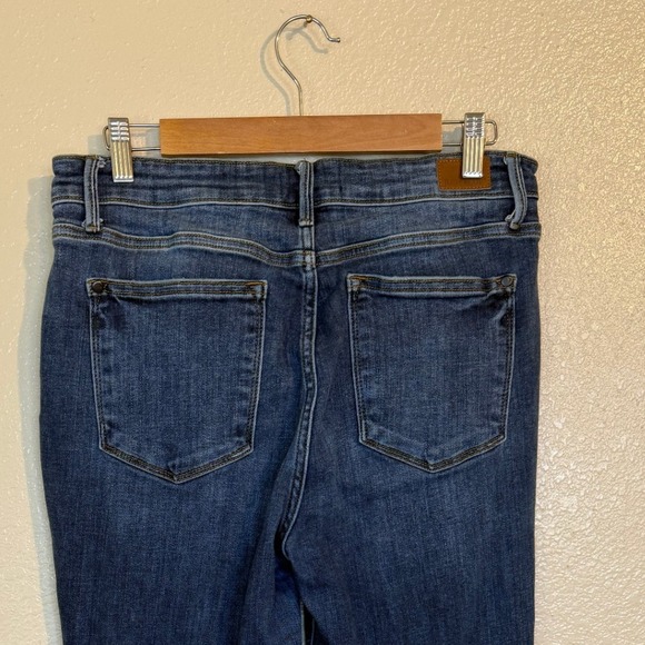 Judy Blue Jeans Women 13 Bootcut Dark Wash Frayed Hem Style High Rise JB82550DK - Picture 5 of 10